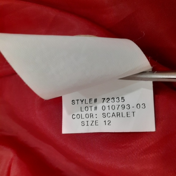 Rothschild Red Wool Winter Girls Jacket - Picture 8 of 10